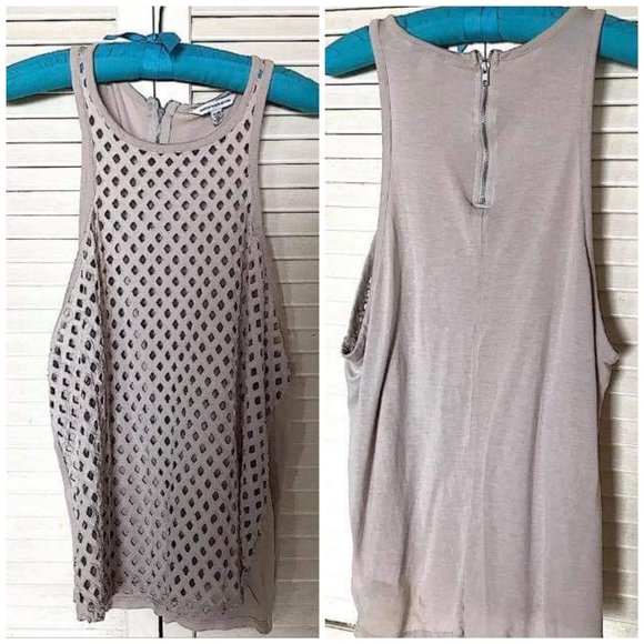 American Eagle Outfitters Tops - American Eagle Outfitters Mesh Crochet Lace Top XL